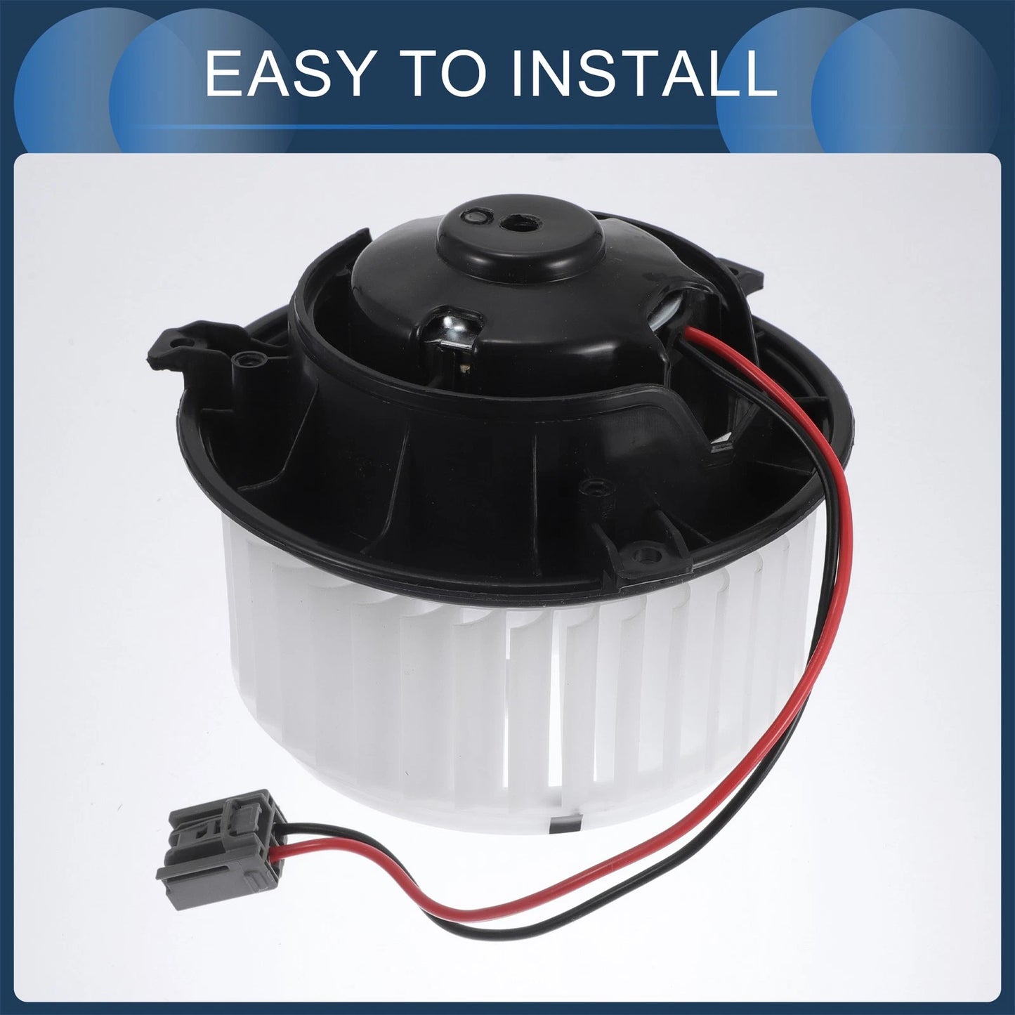 HVAC Blower Motor Assembly for Chevrolet Camaro Black White (2010-2015)