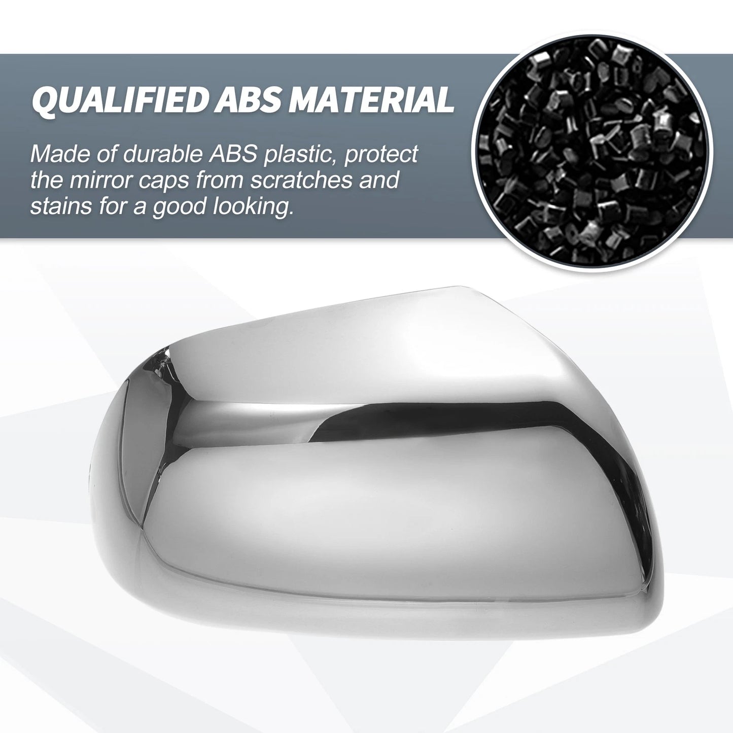 Chrome Plated Rearview Mirror Covers for Toyota Sienna (2011-2020)