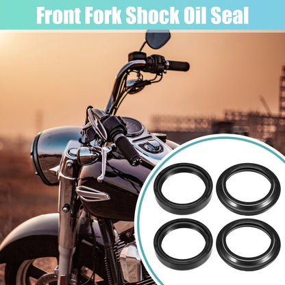 Set 46x58x11mm Front Fork Shock Oil Seal and Dust Seal for Kawasaki ZX-6R