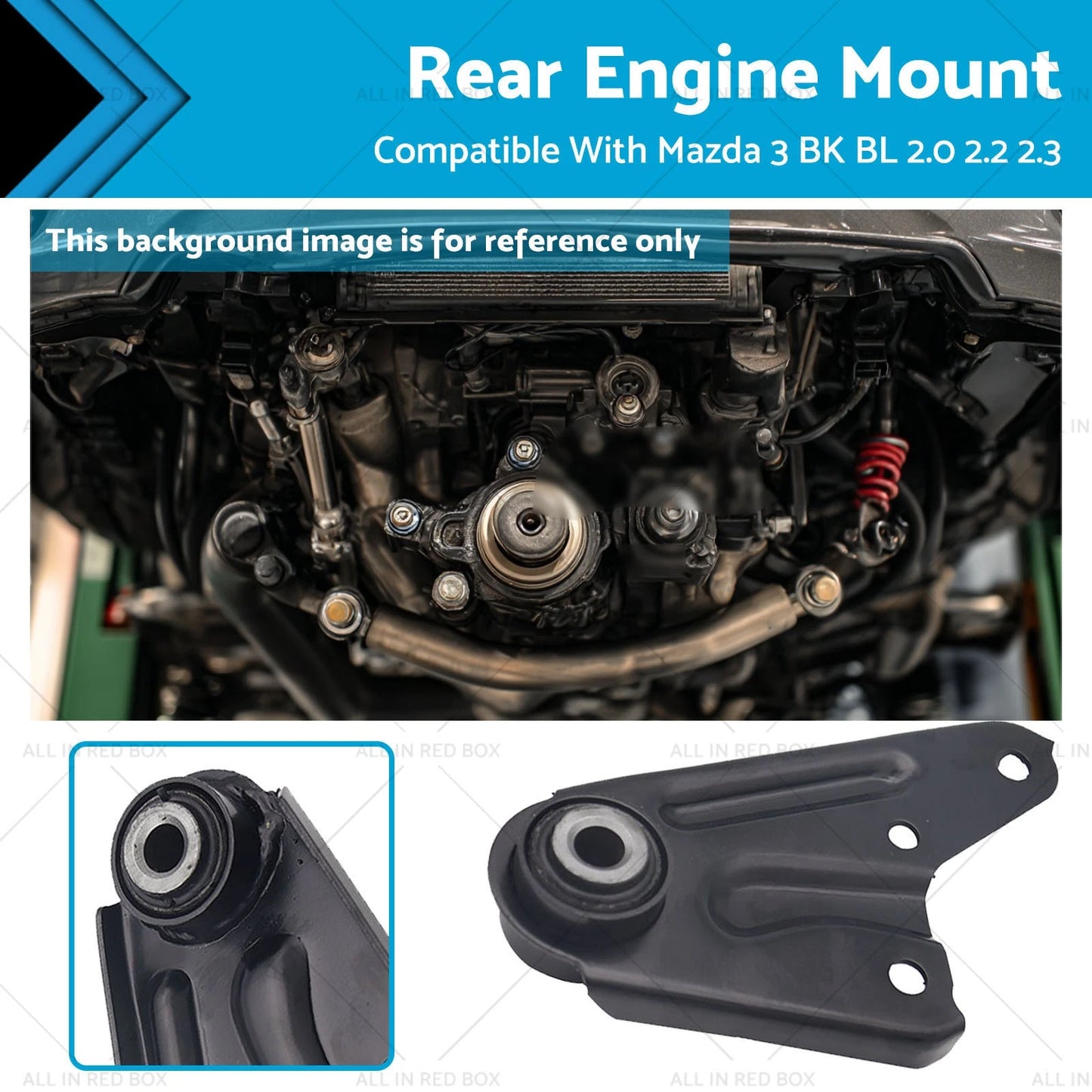 Rear Engine Mount for Mazda 3 BK BL 2.0L 2.2L 2.3L (2003-2013)