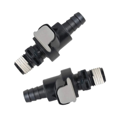 Sprayless Fuel Line Connector for Attwood Universal 8838US6 Male/Female X2