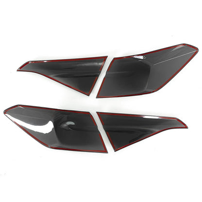 Smoked Black Tail Light Lamp Covers for Honda Civic 11th Gen (2022-2023)