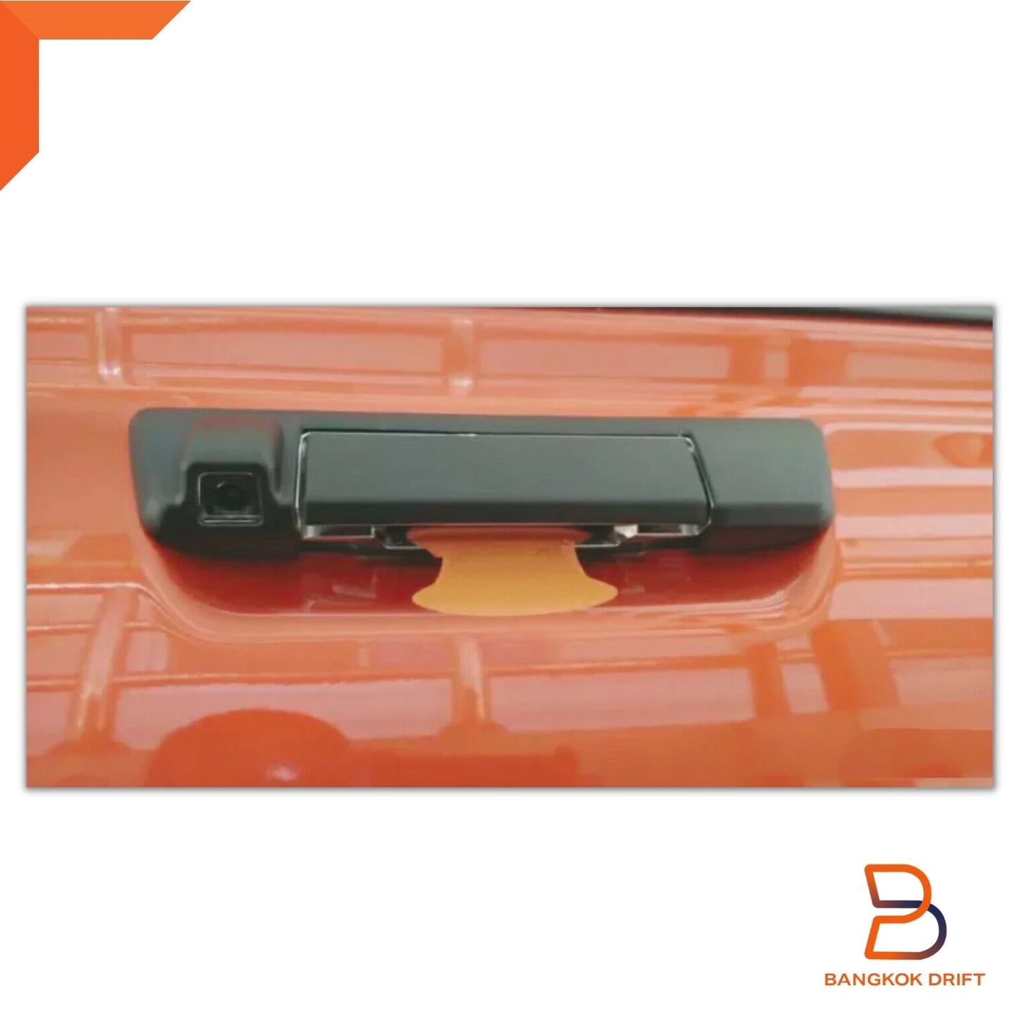 Matte Black Rear Tailgate Handle Cover Trim for Isuzu D-Max (2020-2023)