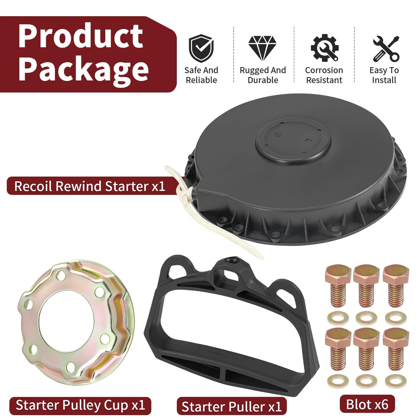 High Performance Recoil Starter for Ski-Doo Legend 500/600/700/800