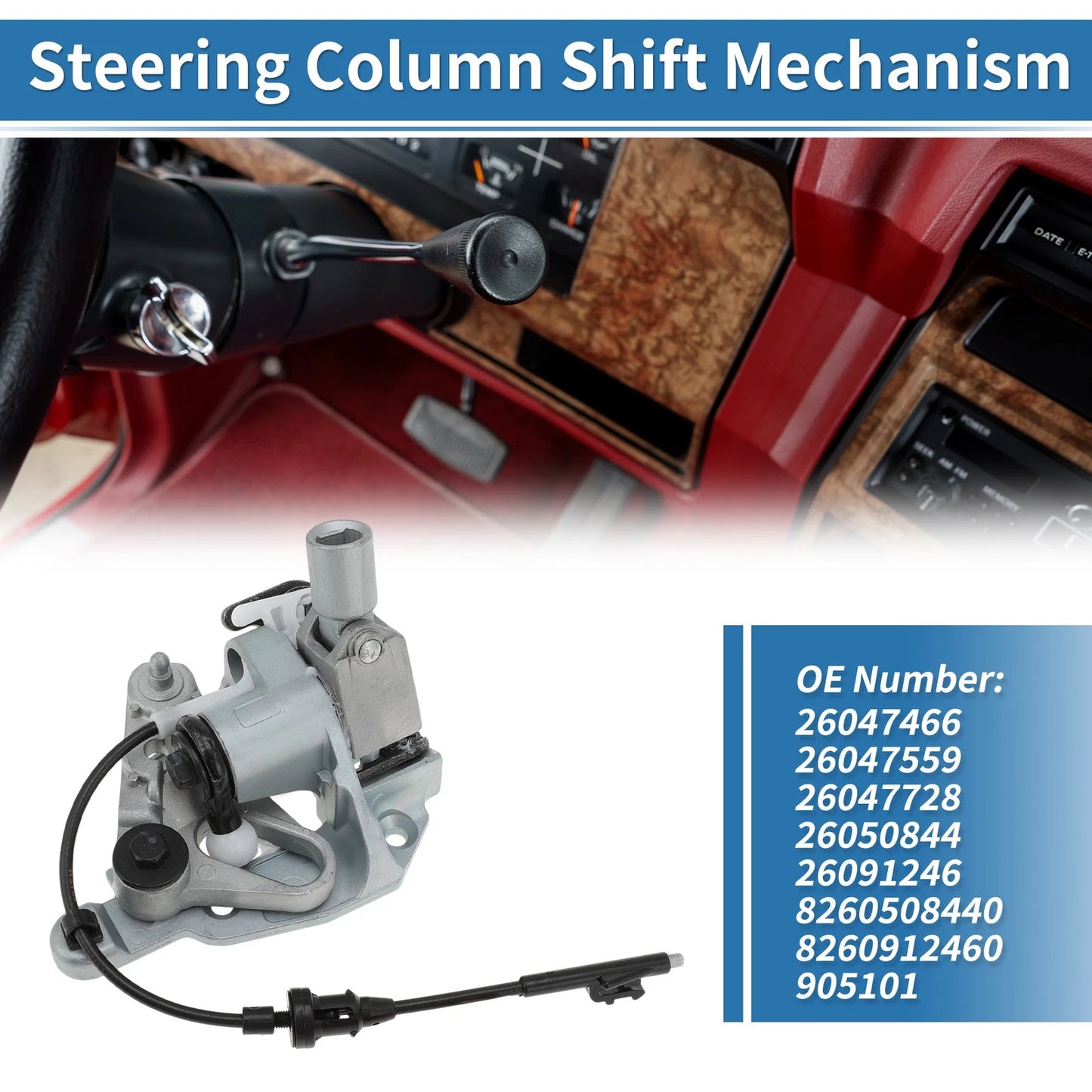 Steering Column Shift Mechanism for GMC K1500 K2500 K3500 (1995-1999)