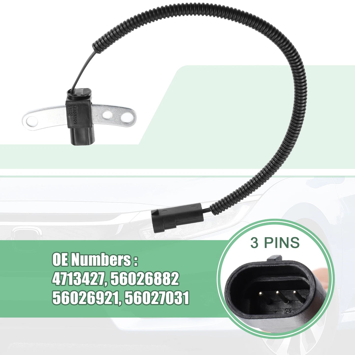Crankshaft Position Sensor for Jeep Wrangler, Cherokee, Dodge