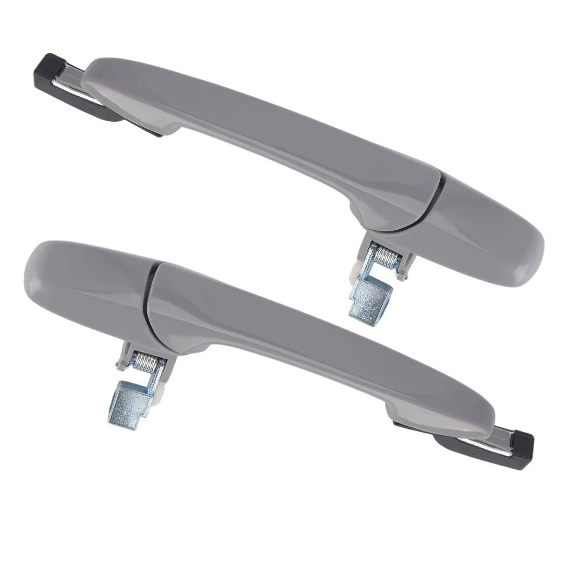 2 x Rear Outer Door Handles for Mazda 5 (2006-2015) - Gray Replacement Parts