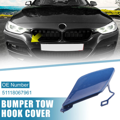 Front Bumper Tow Hook Cover for BMW 3 Series (2013-2018) - Blue