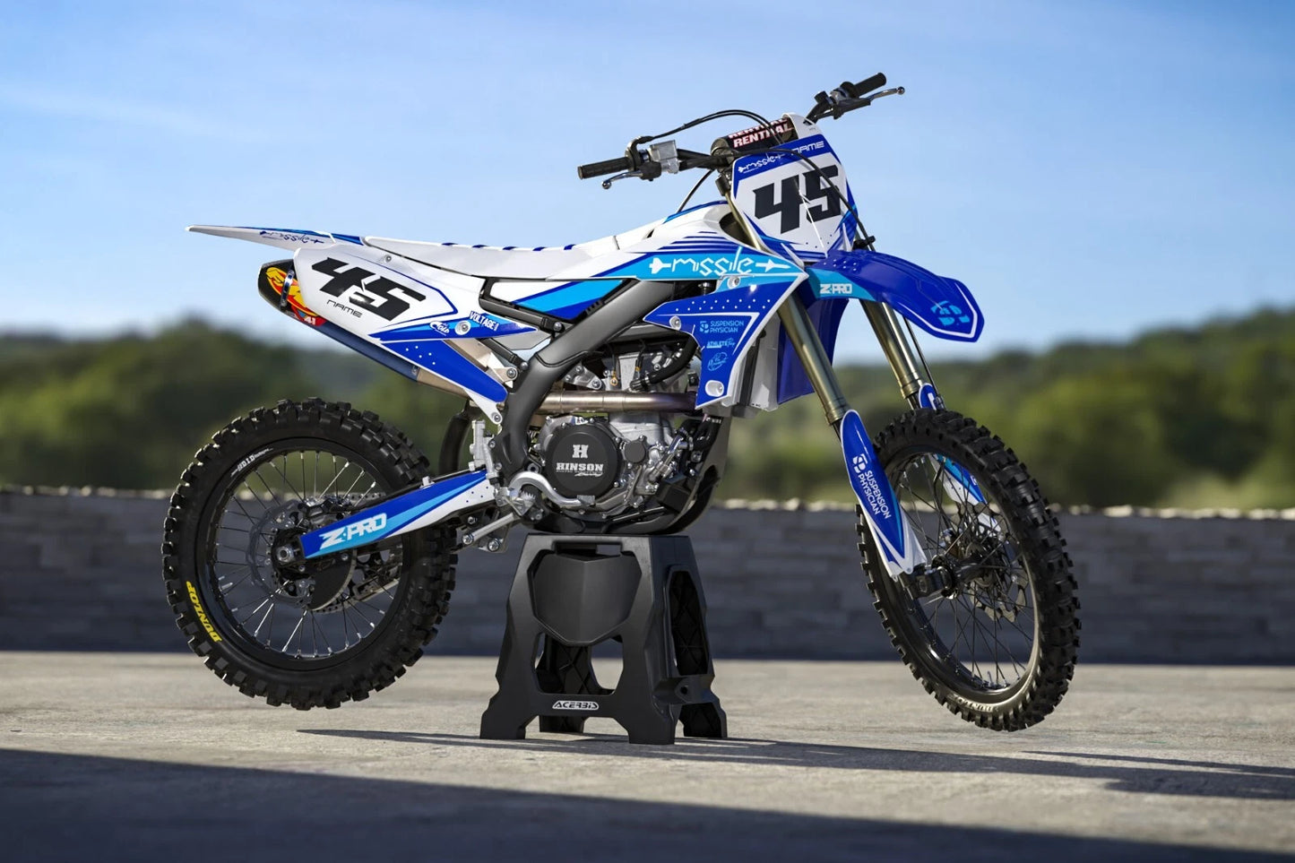 Custom Graphics Kit Missile Style Decals for Yamaha TTR 110 (2008-2023)