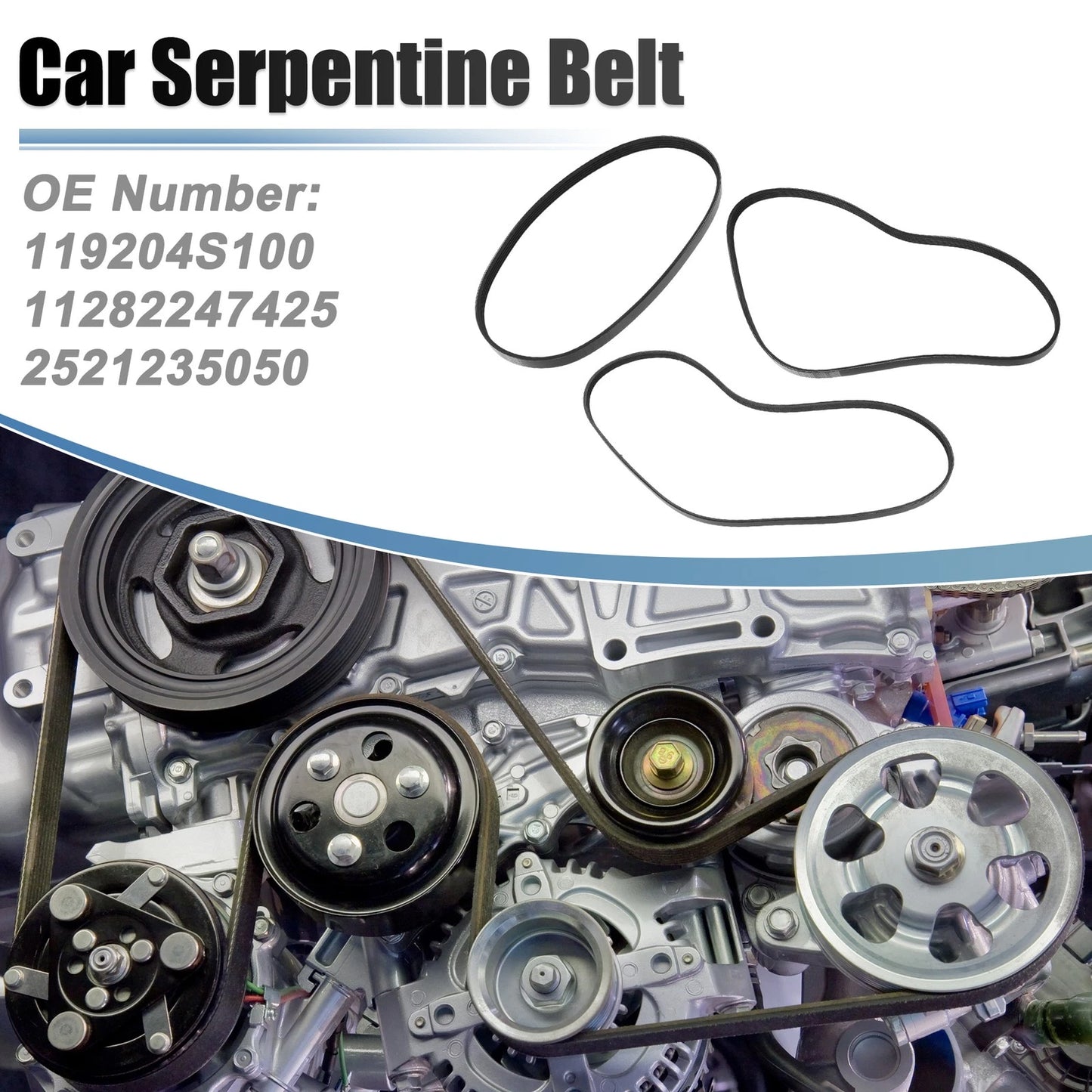 Serpentine Belt Set for Nissan Xterra (2000-2004)