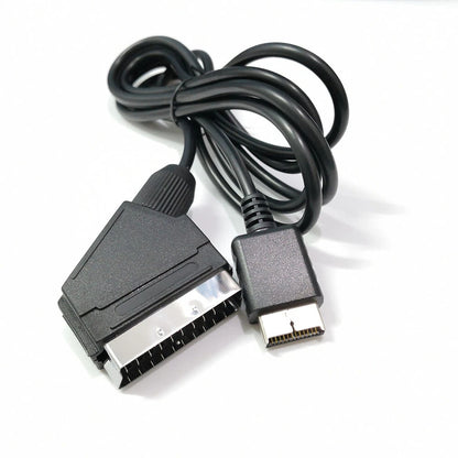 RGB Scart Cable 1.8m for PS1 PS2 PS3 (2000-2013)