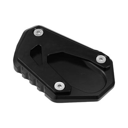 Motorcycle Kickstand Side Stand Plate Pad Black for Suzuki GSX-S (15-21)