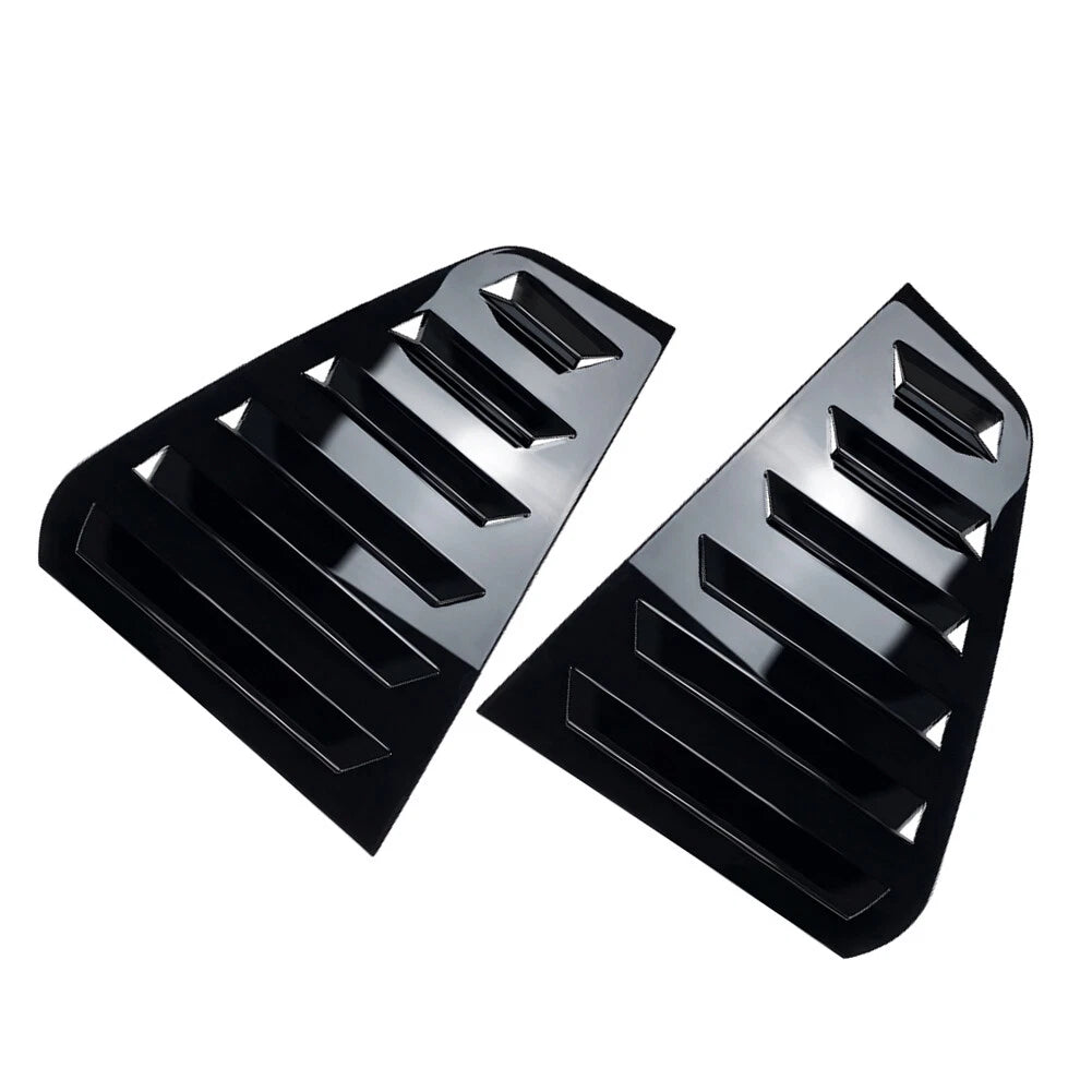 Rear Window Side Vent Shutter Louvers for VW Golf MK7 MK7.5 (2014-2019)