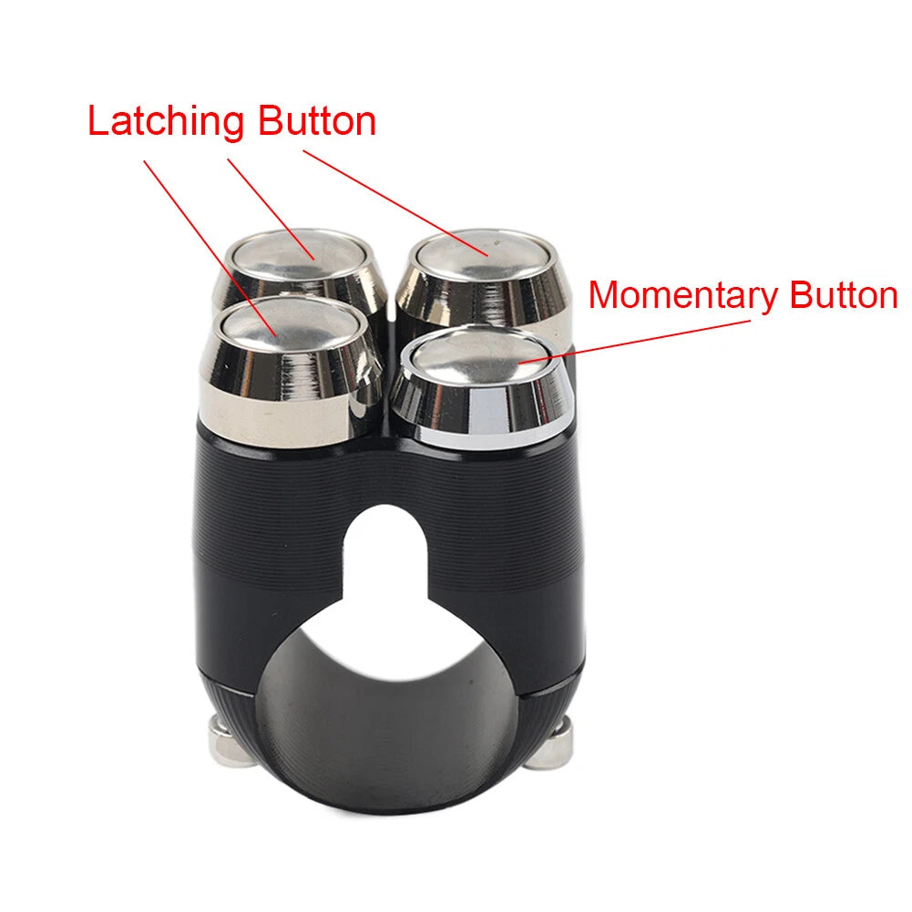 1" Handlebar Horn Turn Signal Light Control Switch for Harley Bobber