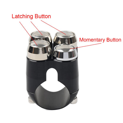 1" Handlebar Horn Turn Signal Light Control Switch for Harley Bobber