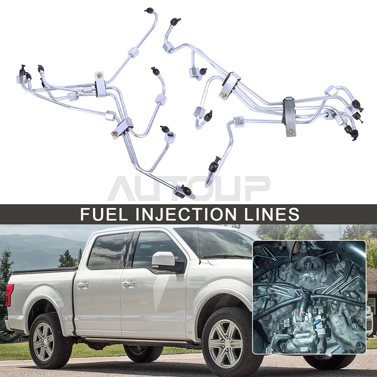 Fuel Injection Lines for Ford F-150 F-250 F-350 (1983–1994)
