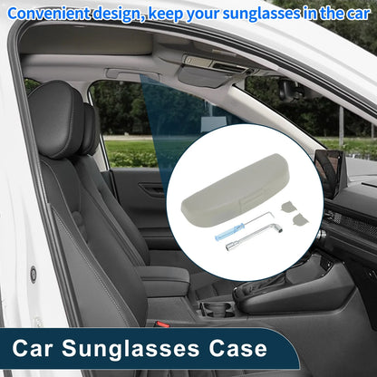 Sunglasses Case for Mini Cooper F56 3-Door (2014-2018) ABS Gray 1 Set