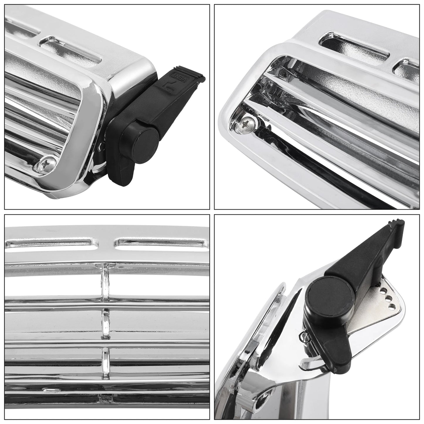 Chrome Windshield Air Vent for Honda Goldwing 1800 GL1800 (2001-2017)
