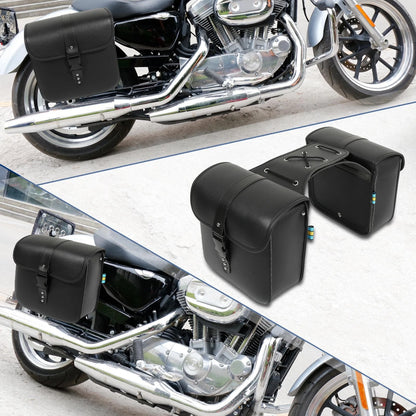 Pair 2 x Motorcycle Saddlebag Tool Bags Quick Release Buckles for Motorcycle