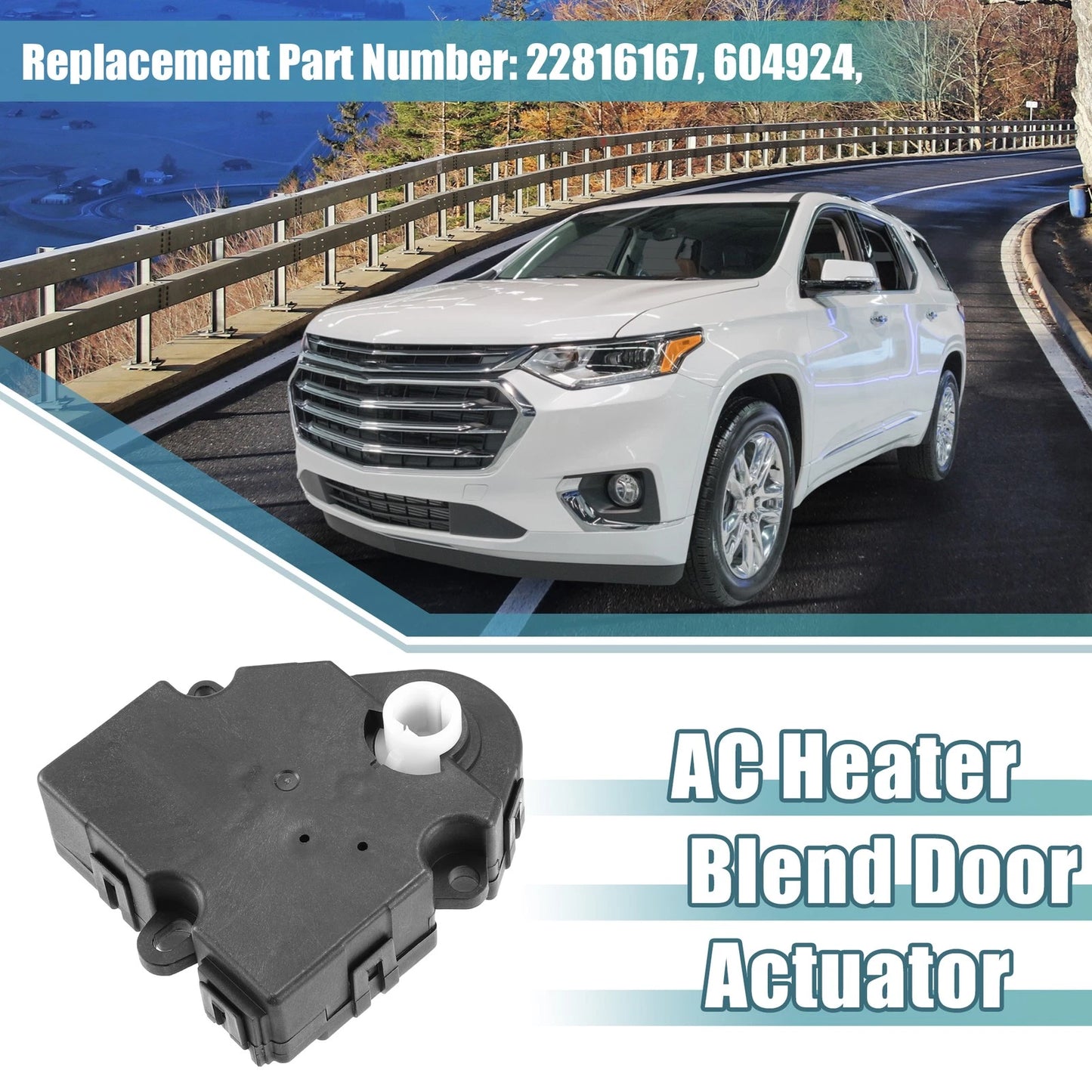 AC Heater Blend Door Actuator for Chevrolet Traverse (2013–2017)
