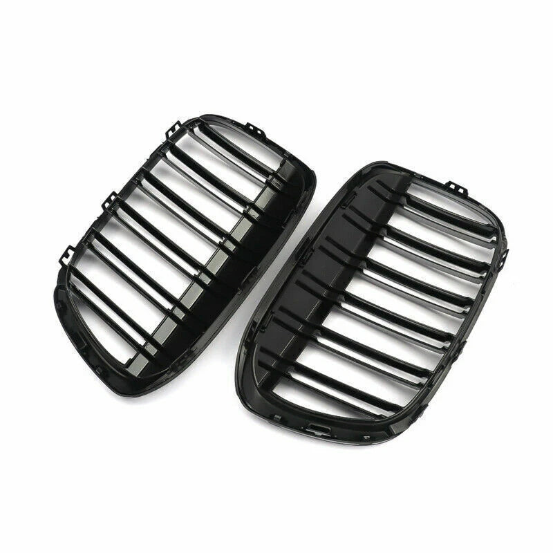 Glossy Black Front Kidney Grille for BMW X1 F49 F48 (2016-2019)