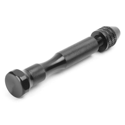 Mini Micro Hand Drill Kit with Keyless Chuck & 10 Twist Drills for Make & Model