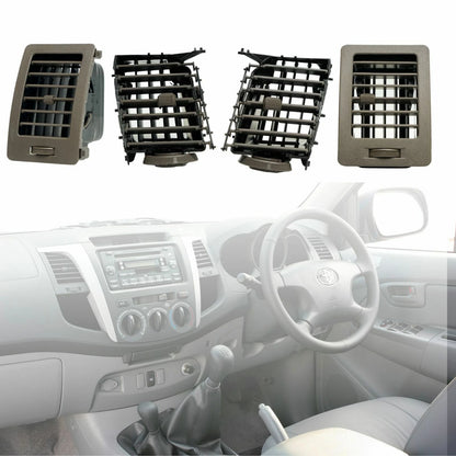 4 x Air Vent Grille Set for Toyota Hilux MK6 MK7 (2005-2014)