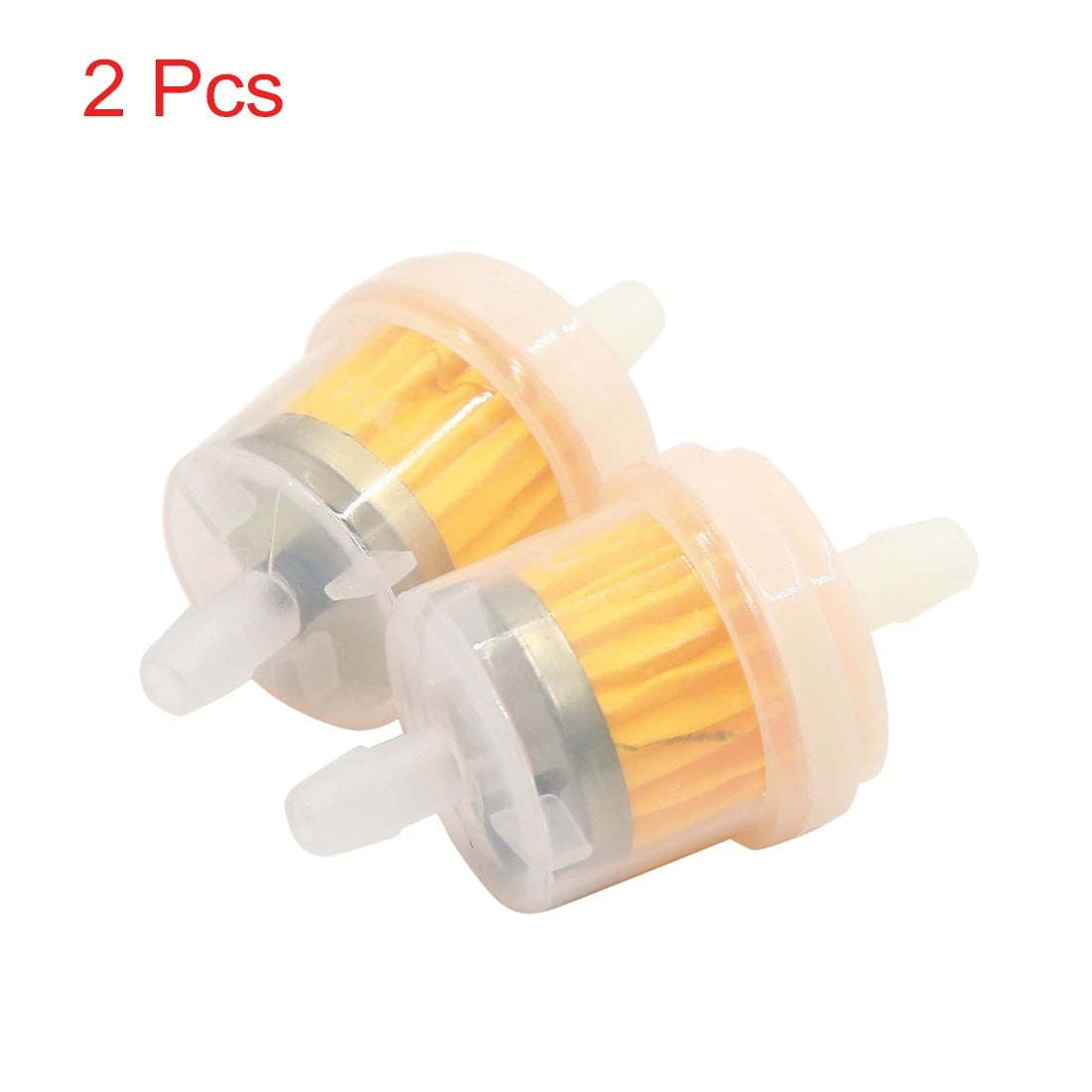 2 x Gasoline Inline Fuel Filter with Magnet 55 x 30mm for Universal Motorcycle