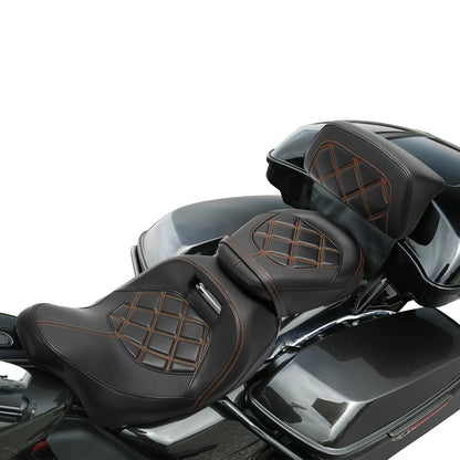 Driver Passenger Seat Backrest for Harley Touring CVO Street Glide (2014-2023)