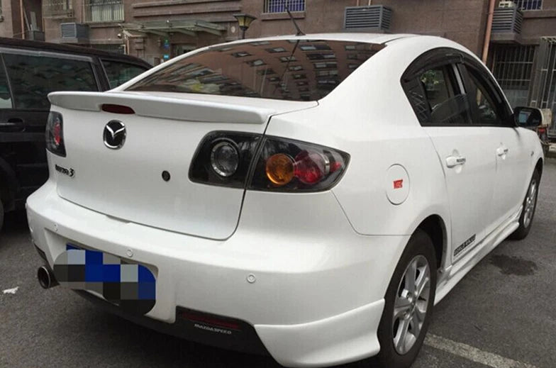 Unpainted Factory Style Spoiler Wing for 2003-2009 Mazda 3 4DR Sedan