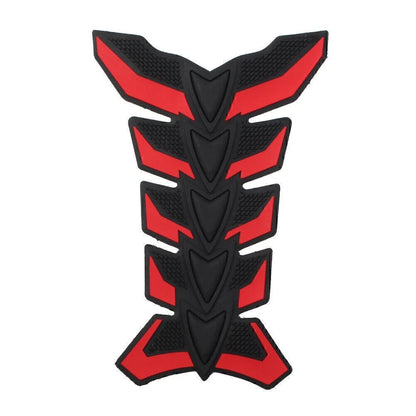 3D Red Fish Bone Gas Fuel Oil Tank Pad Decal Sticker for Motorcycle