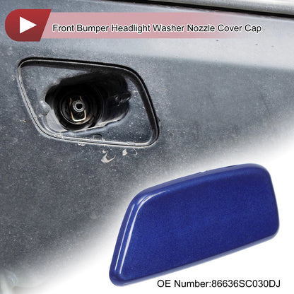 Front Left Washer Nozzle Cover for Subaru Forester (2009-2012) Blue