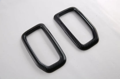 ABS Carbon Fiber Front Side Air Vent Outlet Lid Cover Trim for Ford Ranger (2023)