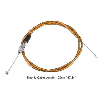 120cm Gold Tone Throttle Cable Wire for ATV Quad