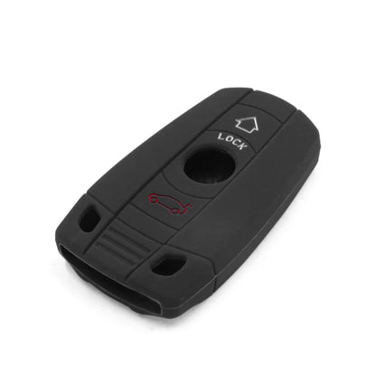 Black Silicone Key Fob Cover Case for BMW 1 2 3 5 7 Series