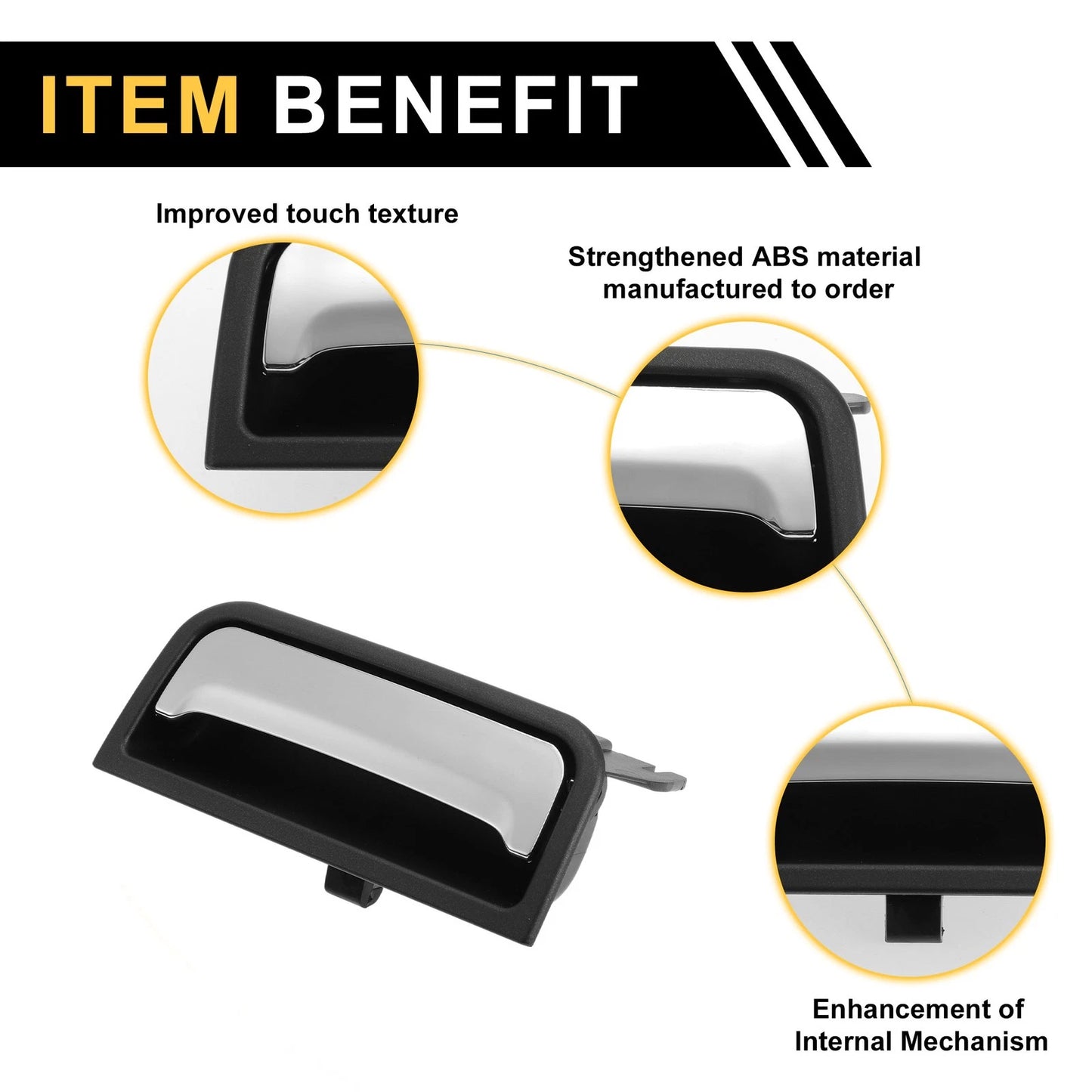 Center Console Armrest Latch Handle for Chevrolet Suburban 3500 HD (2016-2018)