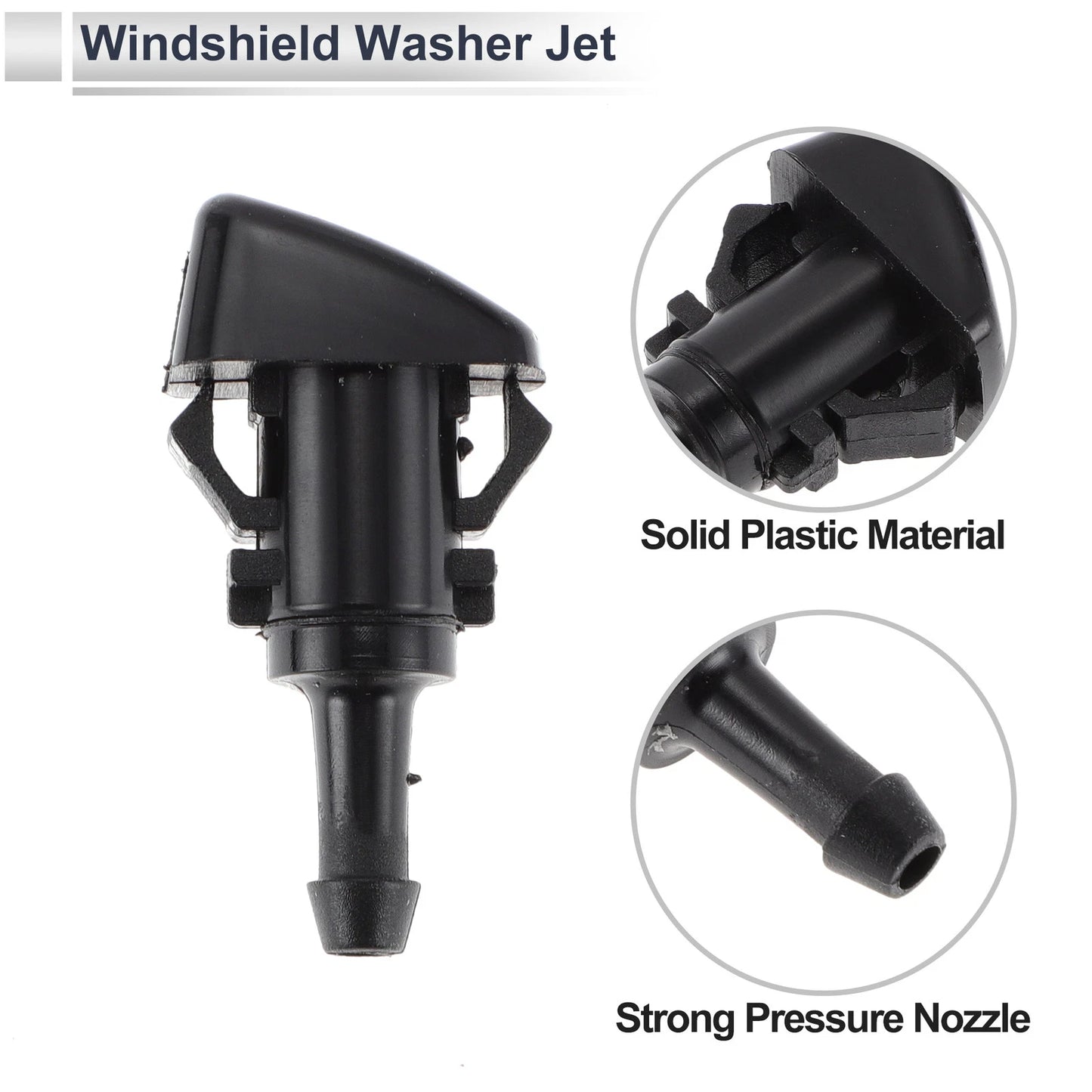 Windshield Washer Nozzle 6 Pcs Y Hose Connector for Dodge