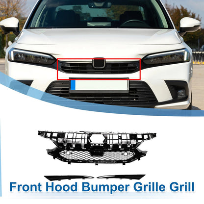 Hood Bumper Grille for Honda Civic Facelift (2016-2021)