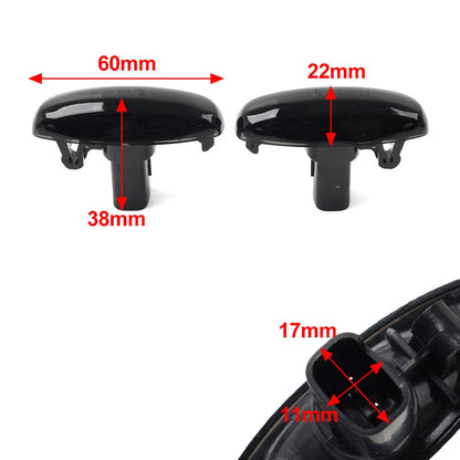 Dynamic Side Marker Turn Signal Light for Toyota Vios Yaris 2014-2019
