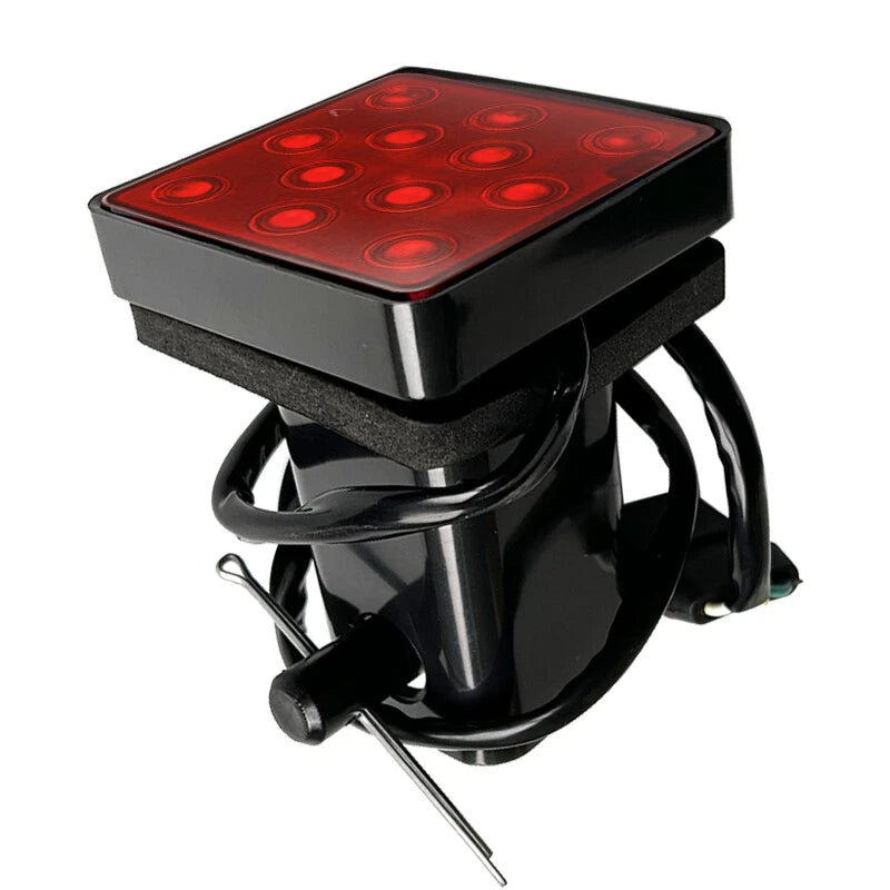 Red LED Mount Tail Hitch Cover Brake Light Lamp for Trailer (Fits All Years)