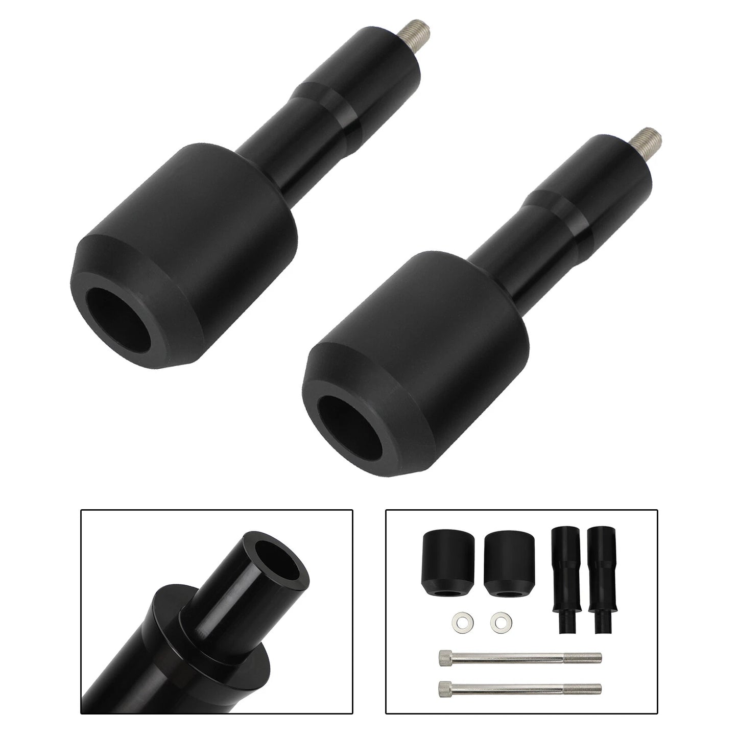 Crash Slider Protector Black for Yamaha YZF-R7 (2021-2023)