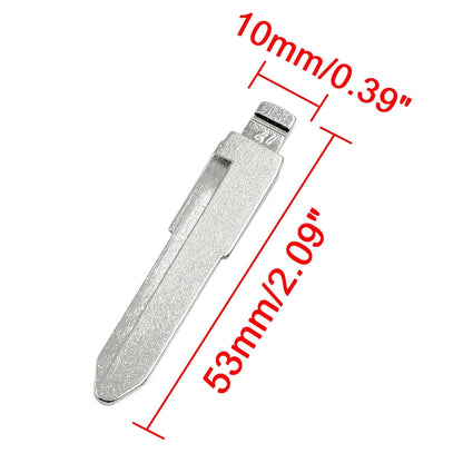 5 x Metal Flip Remote Key Blades for Mazda 3 5 6 (2004-2013)
