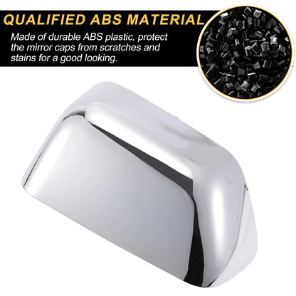 Left Side Mirror Cover Cap Chrome for Ford F-250 F-350 F-450 F-550 (2008-2016)