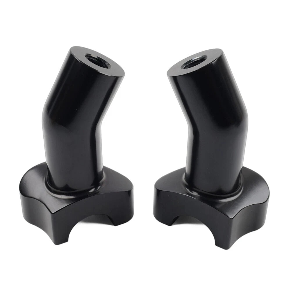 3.5" Pullback Handlebar Risers Black for Harley Dyna Softail Road King