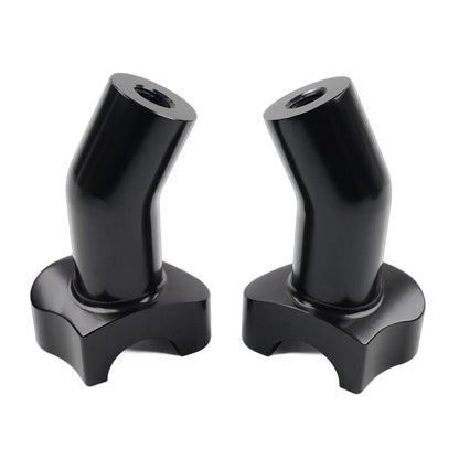 3.5" Pullback Handlebar Risers Black for Harley Dyna Softail Road King