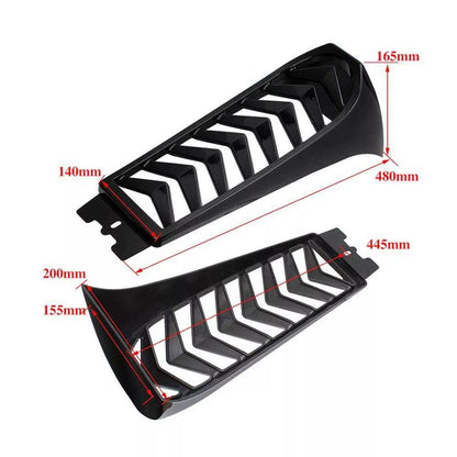 1x Black Chin Fairing Spoiler Lower Radiator Cover for Harley Softail (2018-2024)