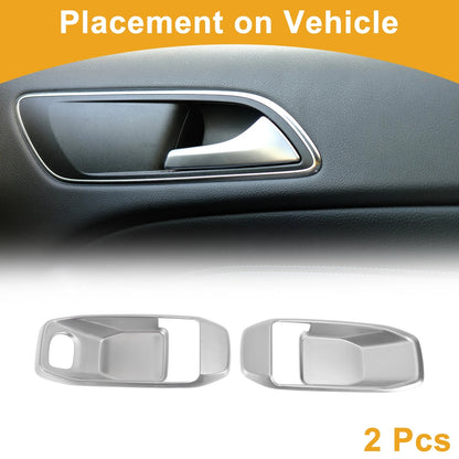 Interior Door Handle Bowl Cover Trim for Jeep Wrangler Gladiator (2018-2024)