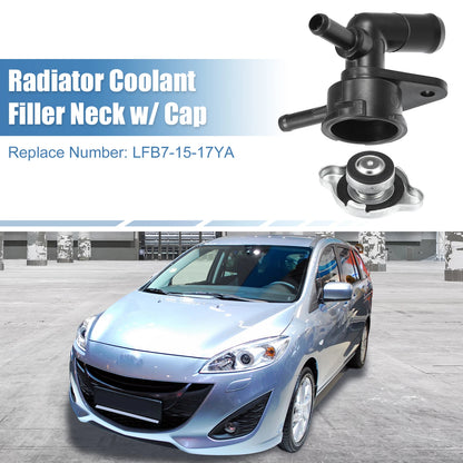 Engine Radiator Coolant Filler Neck for Mazda 5 2.3L L4 (2006-2010)