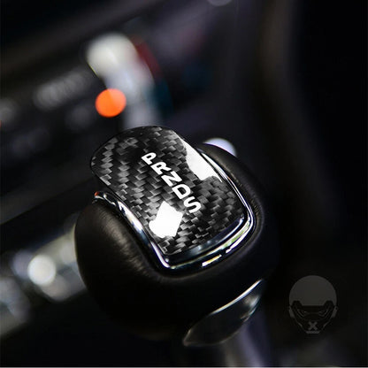 Carbon Fiber Gear Shift Knob Cover for 14-18 Ford Mustang