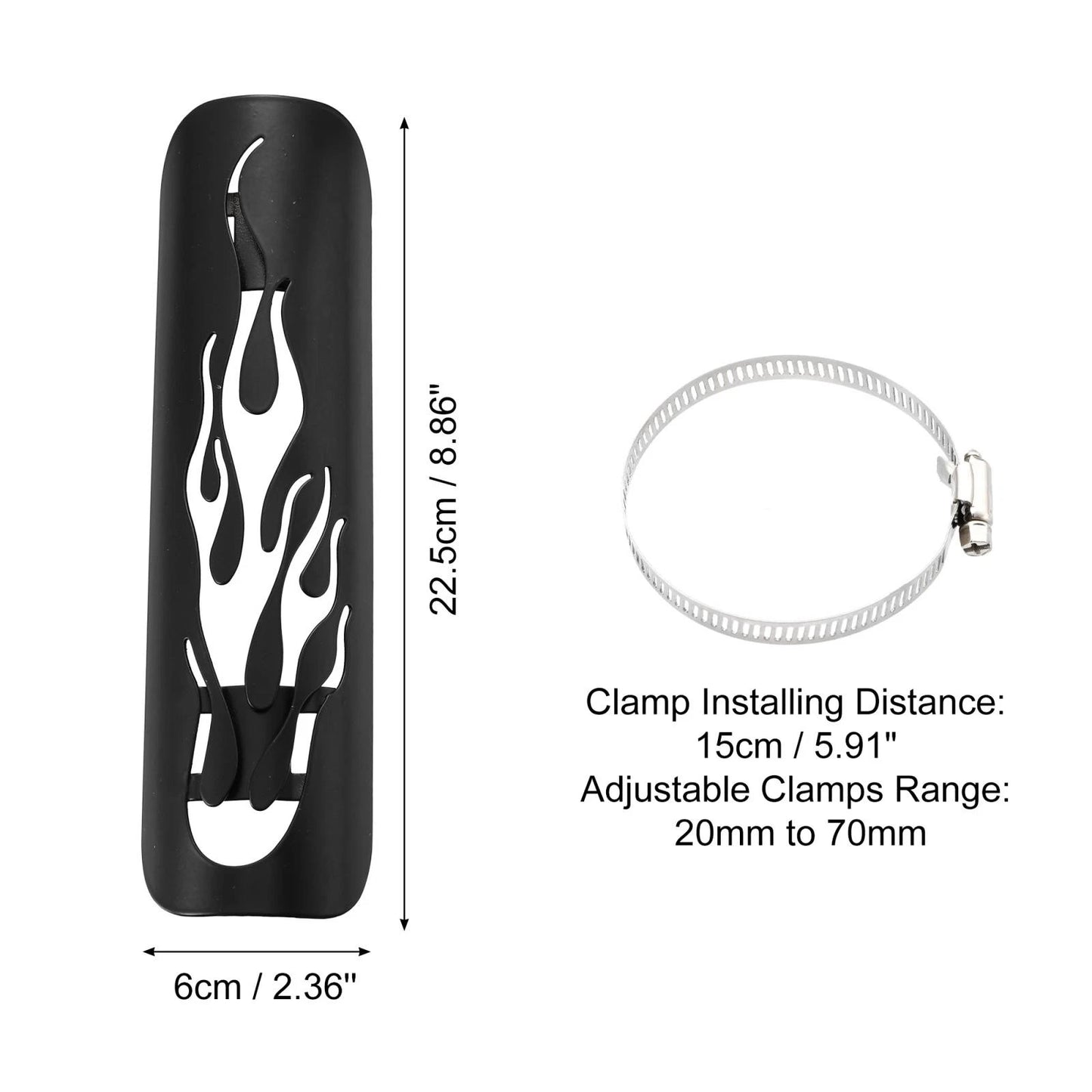 Exhaust Heat Shield Pipe Shield for Harley